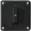 UP-Drehschalter robusto IP55 S0/1P schwarz für Kombination 
