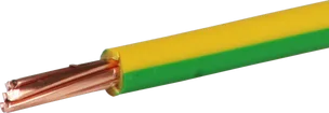 Corde d'installation T 10mm² vert-jaune Rouleau à 100m H07V-R Eca 