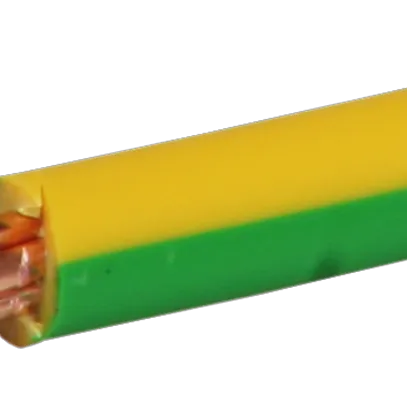 Corde d'installation T 10mm² vert-jaune Rouleau à 100m H07V-R Eca 