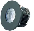 EB-LED-Downlight DOTLUX MULTIsun 8W, 2000…2800K, dimmbar, rund, schwarz matt 