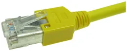 Câble patch 2RJ45 10m jaune 