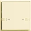 Variateur LED EDIZIOdue ZEP sans LED 1×bouton 2×commandes vanille 