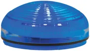 Sirène Hugentobler SIR-E LED S avec lumière, bleu, sans base, IP65, Ø92×62mm 