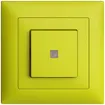 Contact à poussoir lum. ENC EDIZIOdue A-R/1P lemon, lentille LED jaune 