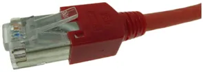 Câble patch 2RJ45 10m rouge 