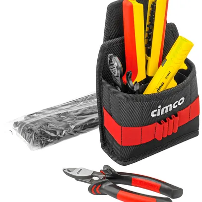 Sacoche à outils pour ceinture CIMCO Solar Wave XL 5 pièces 