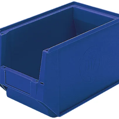 Sichtlagerkasten SILAFIX 350×210×200mm, blau 