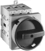 Interrupteur rotatif INC AB 194E-A32-1753-6N, 32A 0/3L (0-1), manette ro/jn 