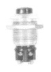 Contact à poussoir de sonnerie INC Sonnex 1A/250V 1L, nu/noir 