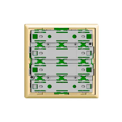 Unité fonctionnelle KNX RGB 1…4× EDIZIOdue vanille avec LED 