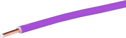 Fil d'installation T 1.5mm² violet H07V-U Eca 