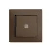 Frontset EDIZIOdue coffee 60×60mm mit Frontlinse 