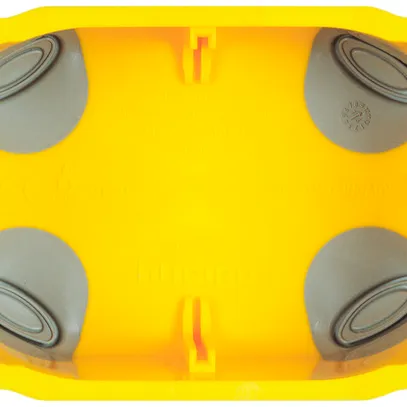 Hohlwanddose Legrand Axolute für 3 Module, gelb 