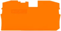 Parete d'estremità WAGO Top Job-S arancione 2P per serie 2010 