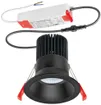 EB-LED-Downlight ESYLUX STINA DALI, 15W 3000K 1150lm Ø109/90mm IP20, schwarz 
