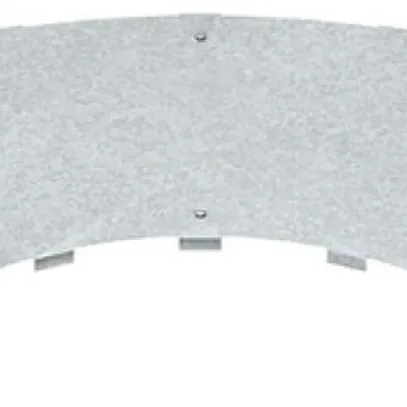 Deckel Niedax, für Bogen 90° für WSL/WRL, B=504mm, Stahl, bandverzinkt 