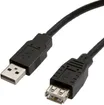 Câble USB 2.0 Roline, type A-A, mâle/femelle, 1,8m 