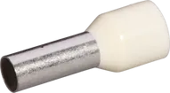 Embout de câble type A isolé 10mm²/12mm ivoire 