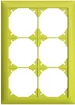 Telaio di copertura EDIZIOdue 2×3 lemon 