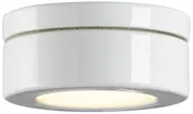 Luminaire AP en porcelaine Roesch GX53 Ø120mm H=52mm IP23 230VAC max. 13W blanc 