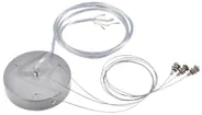 Kit di sospensione SLV per MEDO LED, 5 poli grigio argento 