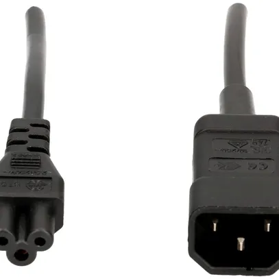 Câble d'appareil Max Hauri Tdlr 3×0.75mm² 1.5m noir type C14/C5 