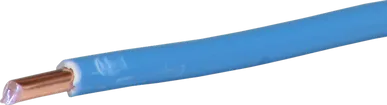 T-Draht 6mm² hellblau Ring à 100m H07V-U Eca 