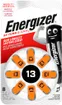 Pile bouton zinc/air Energizer V13, blister à 8 pièces 