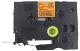 Cassetta nastro compatibile con OZE-B31, 12mm×8m, arancione-nero 