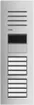 Poste audio externe Hager elcom.one 2-fils avec LED pour 8appartements ac-fin 