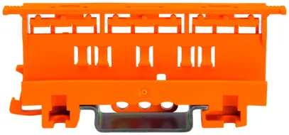 Befestigungsadapter WAGO COMPACT 221, 4mm², auf TH-35, 17.5mm, orange 