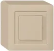 Interrupteur à poussoir AP kallysto 3/1L beige 