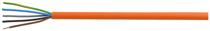 Câble de sécurité FE180 5×1.5² LNPE orange E90 N1 SZZ1-U Une longueur