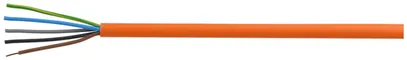 Sicherheitskabel FE180 5×1.5² LNPE orange E90 N1 SZZ1-U Eine Länge