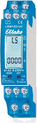 REG-Multisensorrelais Eltako 8…230VUC, LRW12-UC LCD 