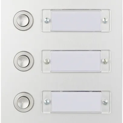 Placca di suoneria a pulsanti ESA, 1 fila, 3 pulsanti laterali, 105×120mm 