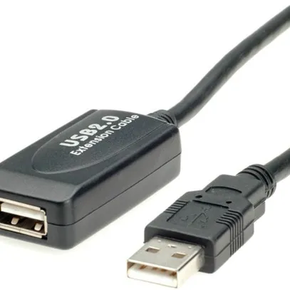 Roline USB 2.0 aktive Kabelverlängerung, 15m 