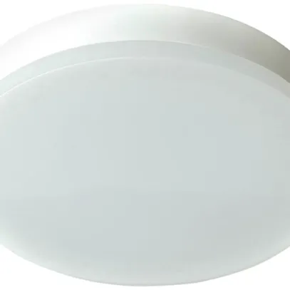 Plafonnier LED Z-Licht FlachLED 12W 900lm 3000K IK8 Ø220mm IP44 PC blanc 