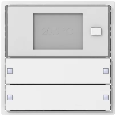 Corona p.termostato amb. SIDUS KNX RTR Design tipo ZE 2/4, bianco 