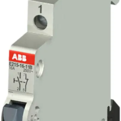 Contact poussoir INC ABB 16A 1no/nc gris 
