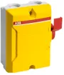 Interruttore principale AP ABB 4-poli 16A 400V giallo-rosso 