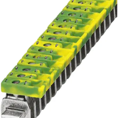 Borne d'alimentation PX 0.5…6mm² l=7mm vert-jaune 