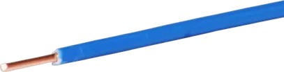 Fil d'installation T 1.5mm² bleu clair H07V-U Eca 