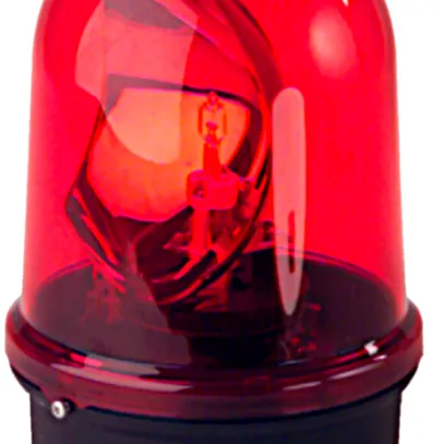 Lampada rotante Comax DLH 24VAC/DC rosso IP65 
