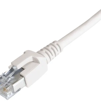 Câble patch RJ45 Dätwyler 7702 4P, cat.6A (IEC) S/FTP LSOH, blanc, 2.5m 