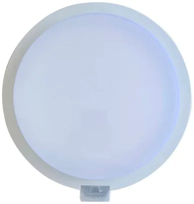 Applique LED Z-Licht PIR RondoLED SEN 5.5W 500lm 3000K IP65 Ø250mm blanc 