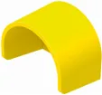 Collerette de protection pour bouton d’arrêt d’urgence jaune 
