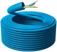 Tube d'installation précâblé KRFWG PM M20 bleu H07Z1-U 3×1.5mm² bl/br/vt-jn 