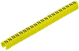 Marcatore di conduttore Weidmüller CLI C MP p.Ø4…5mm 3×6mm stampa: N giallo 