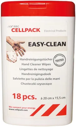 Handreinigungstücher Cellpack EASY-CLEAN in Eimer à 18 Stück 